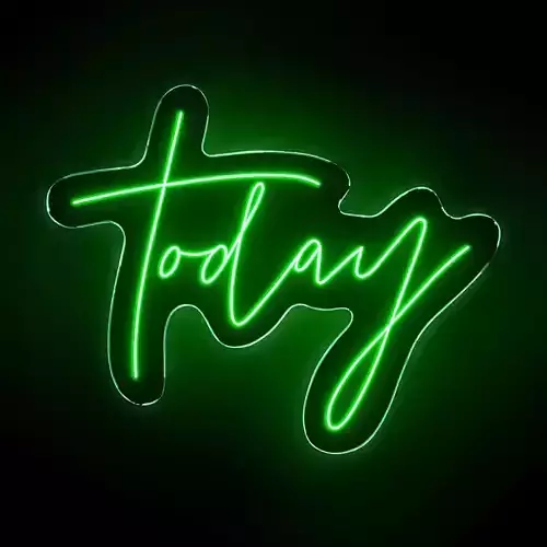 Today Neon Sign