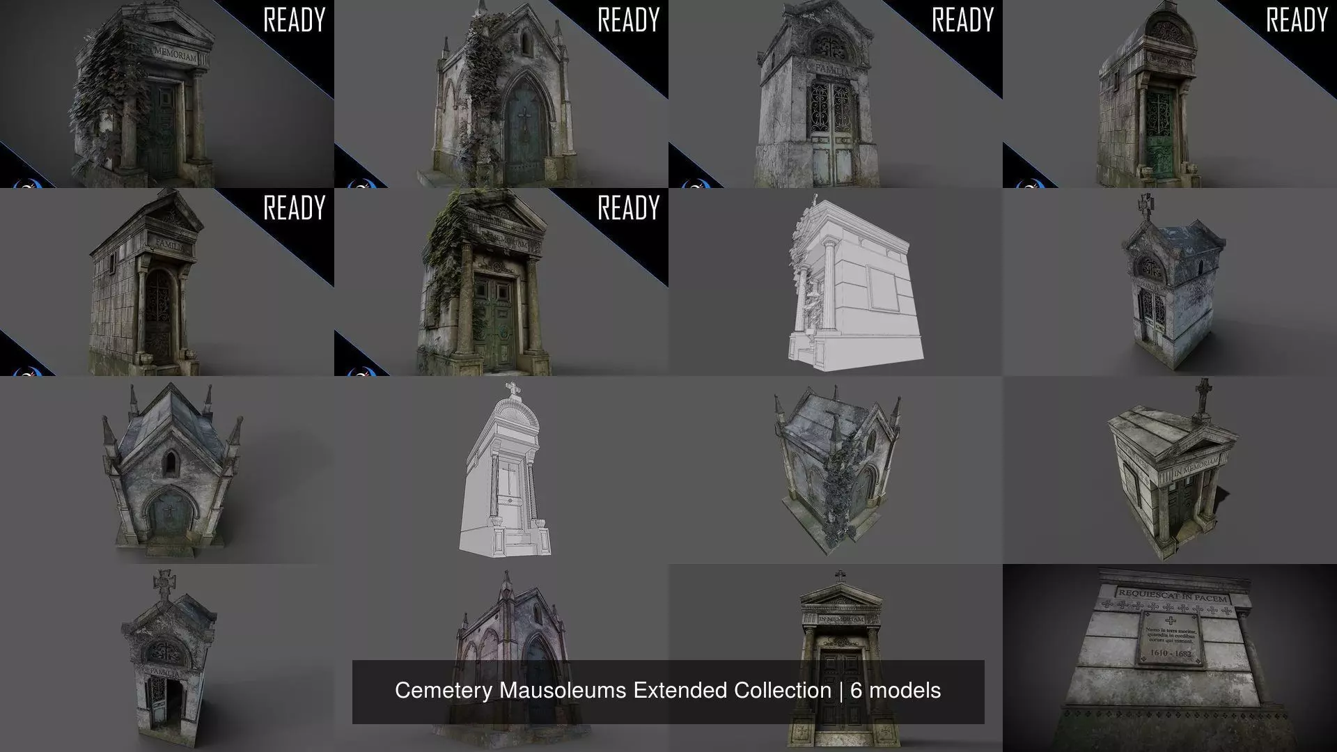 Cemetery Mausoleums Extended Collection _1