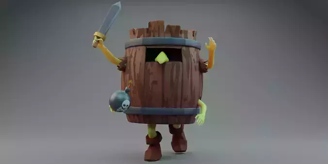 Vicious Barrel Goblins Animated