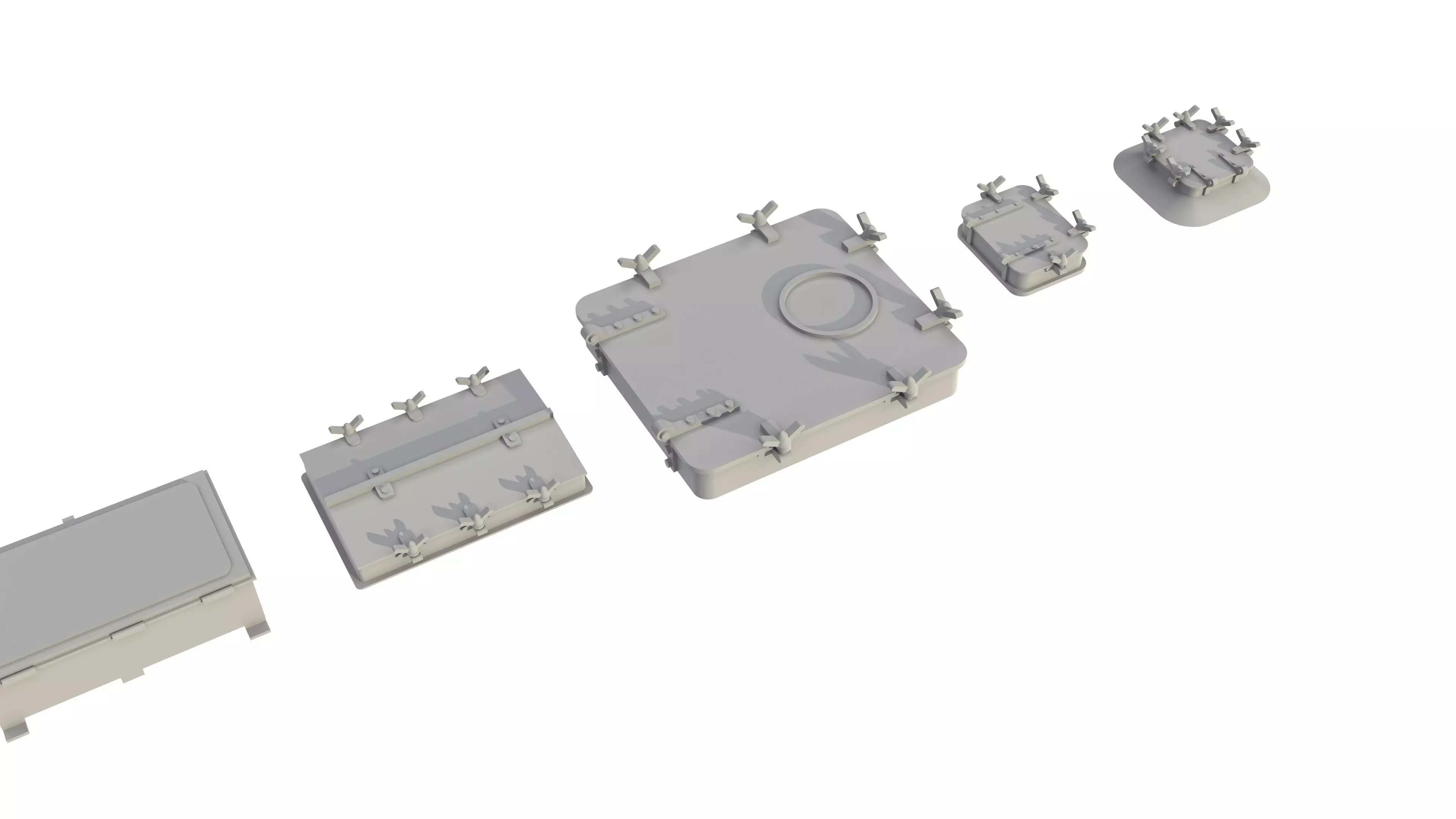 wash deck locker 3D print model