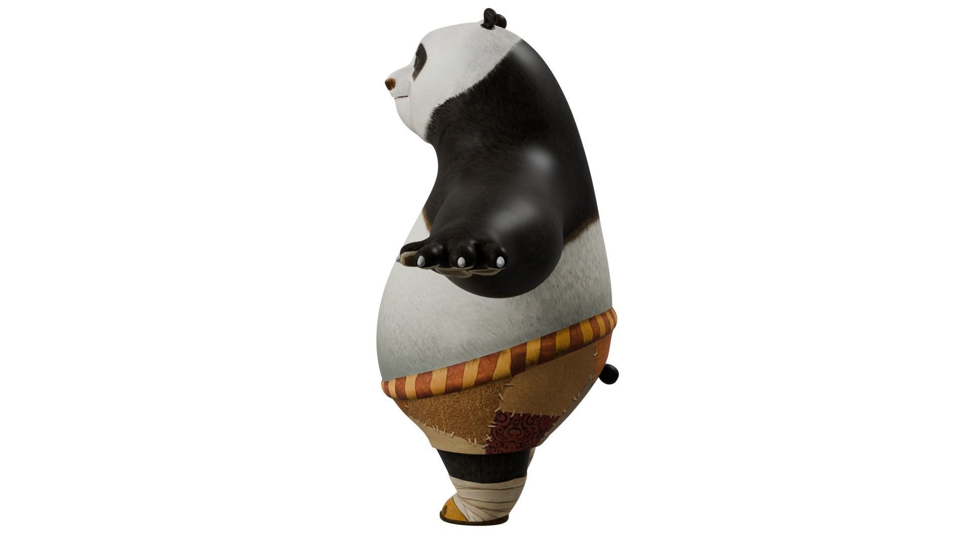 Kung Fu Panda 3D model_3