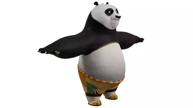 Kung Fu Panda 3D model