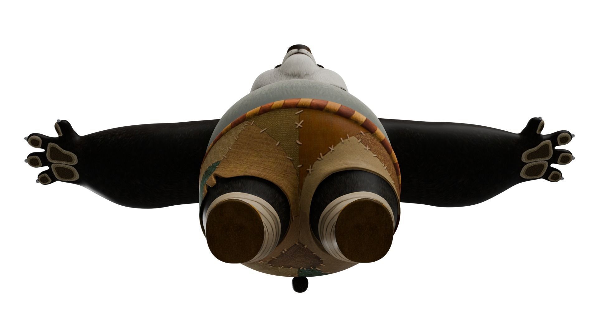 Kung Fu Panda 3D model_9