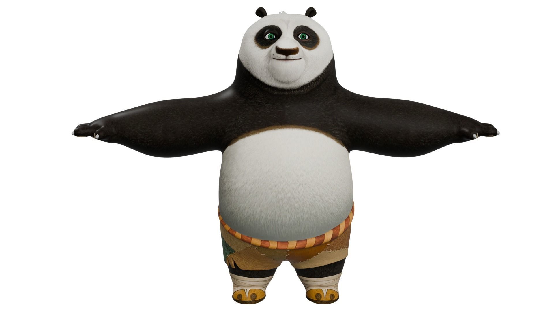Kung Fu Panda 3D model_1