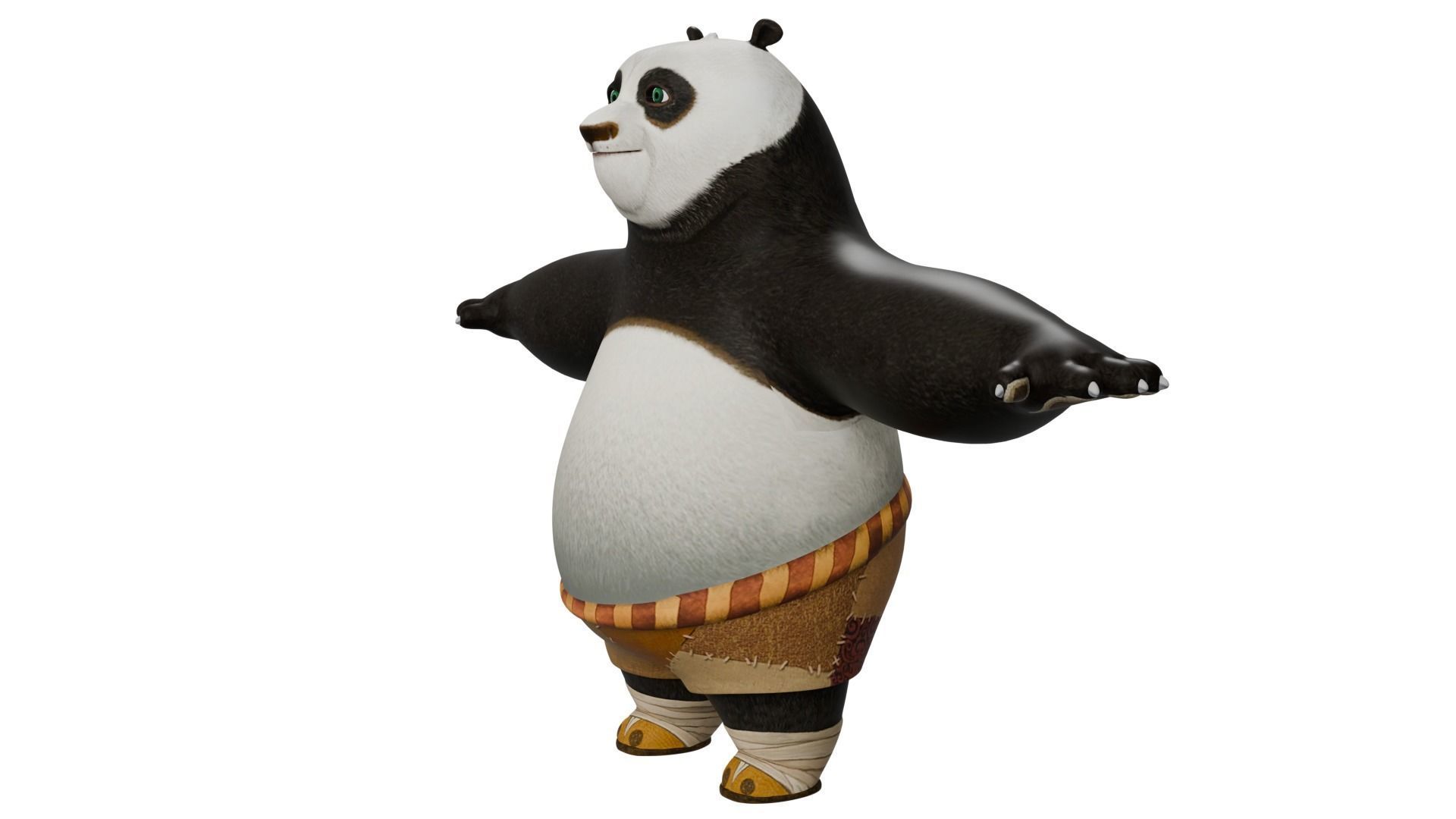 Kung Fu Panda 3D model_2