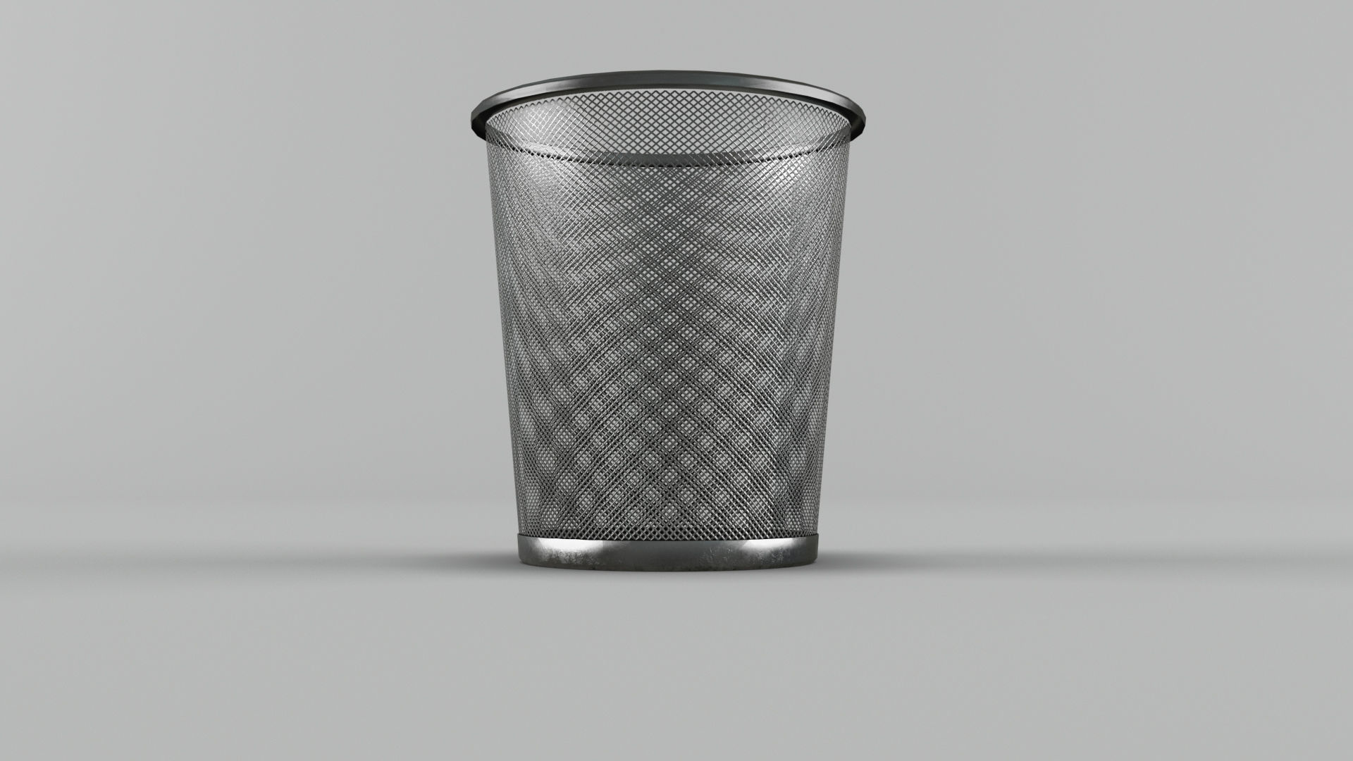Trash bin and crumpled paper collection LowPoly PBR Low-poly 3D model_27