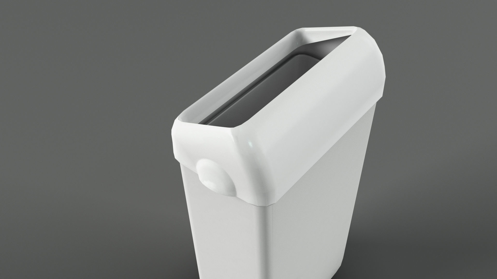 Trash bin and crumpled paper collection LowPoly PBR Low-poly 3D model_32