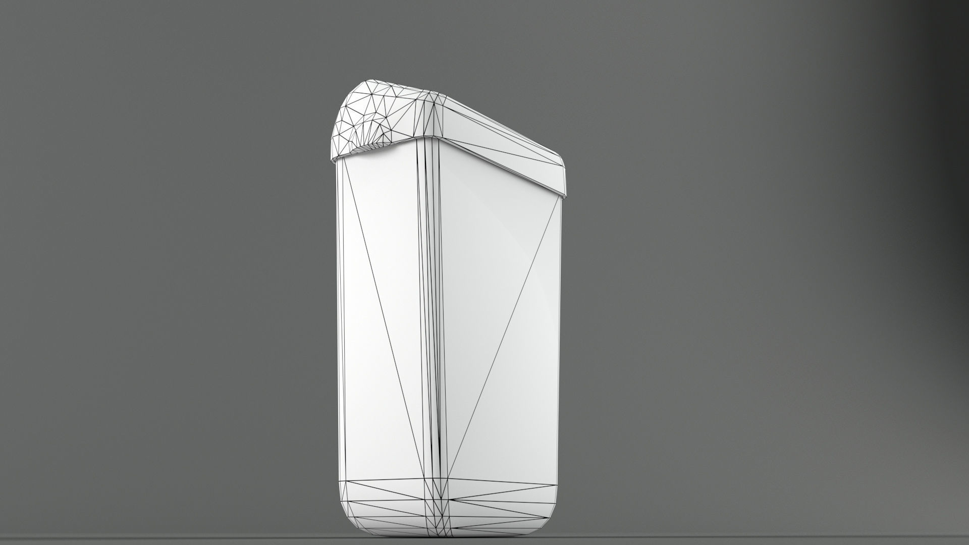 Trash bin and crumpled paper collection LowPoly PBR Low-poly 3D model_61