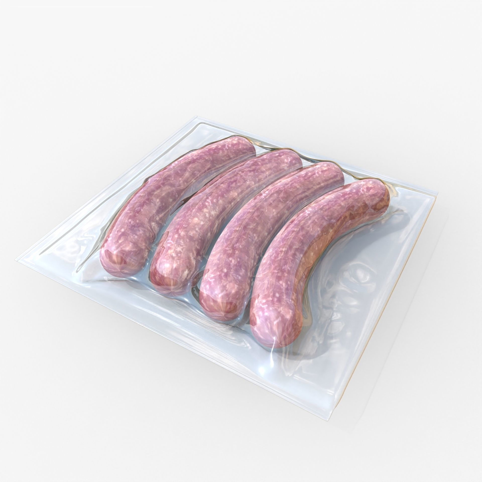 Sausage 3D model_4