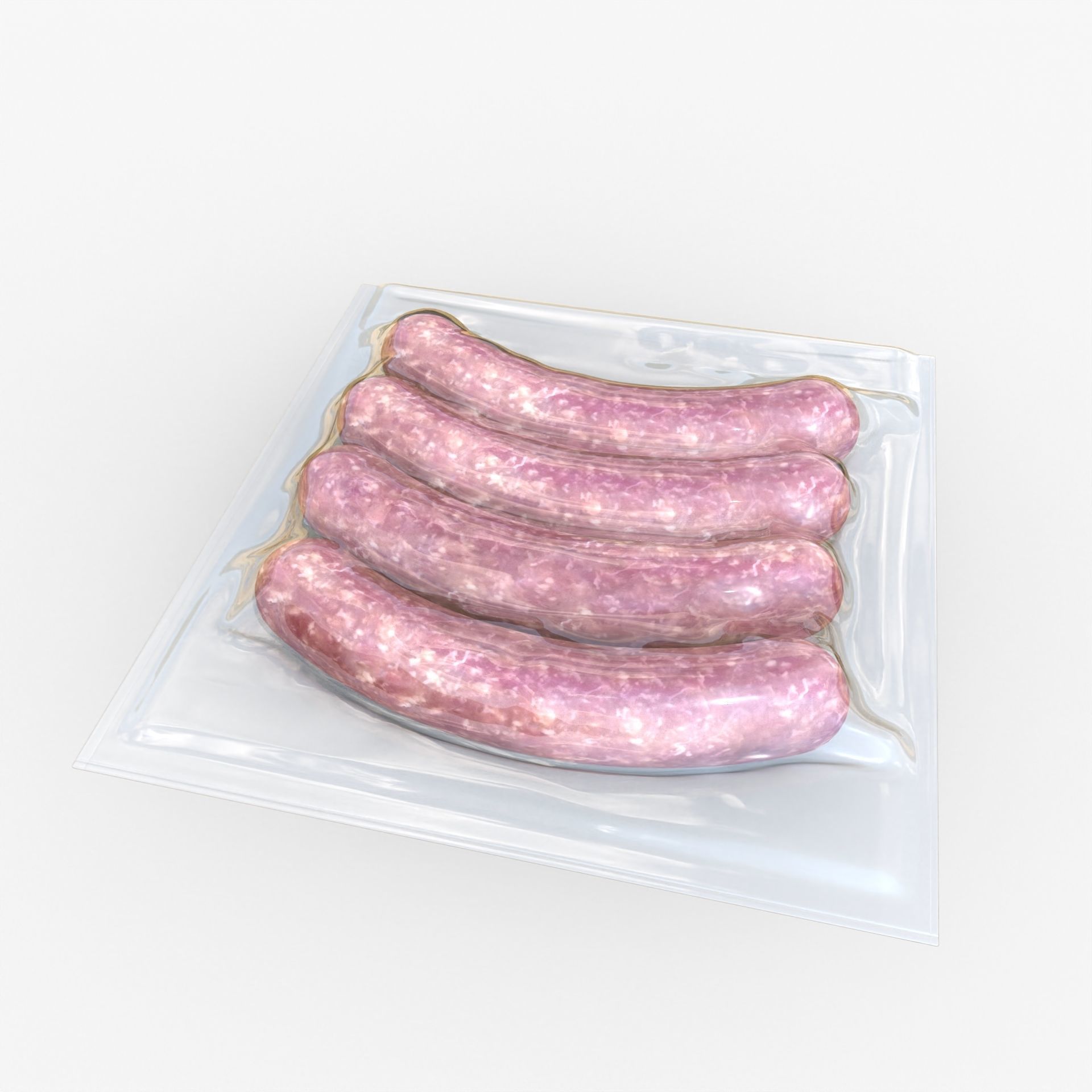 Sausage 3D model_7
