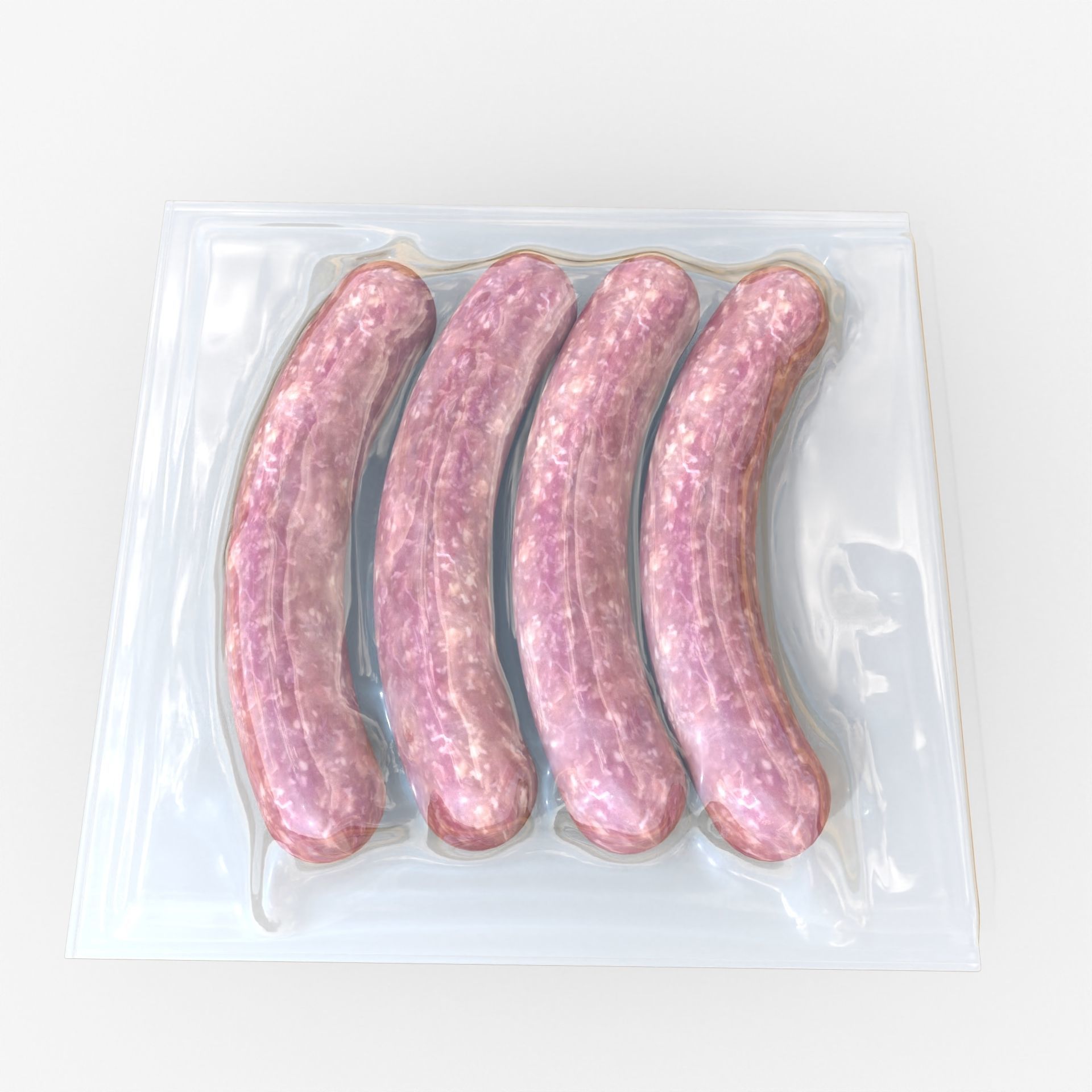 Sausage 3D model_1