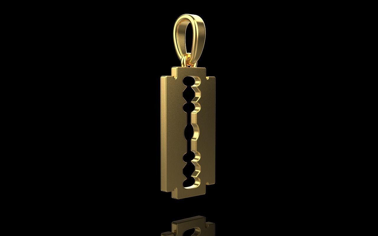 razor pendant model 573 3D print model_24