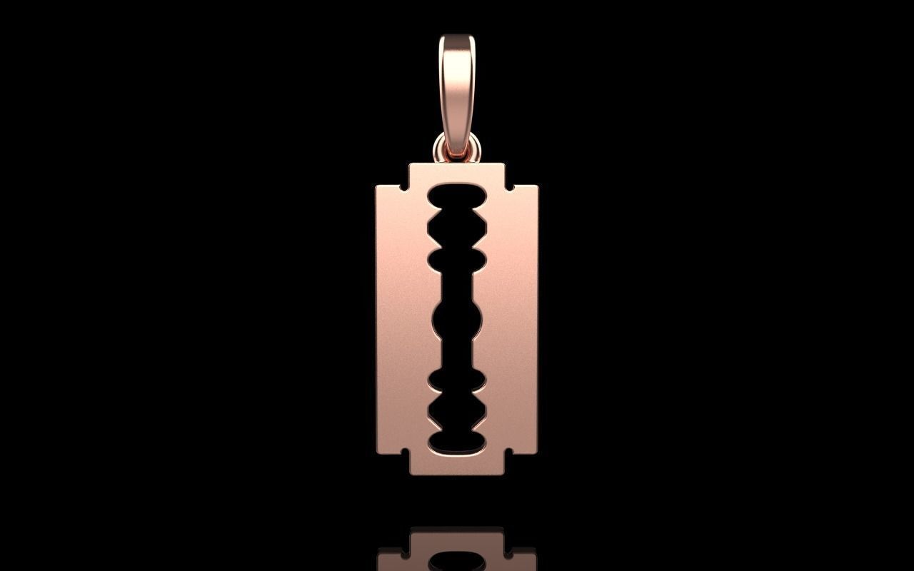 razor pendant model 573 3D print model_21