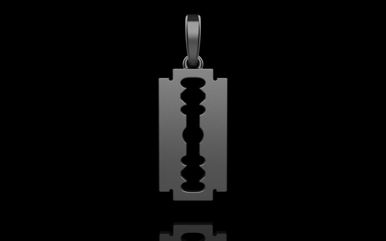 razor pendant model 573 3D print model_22