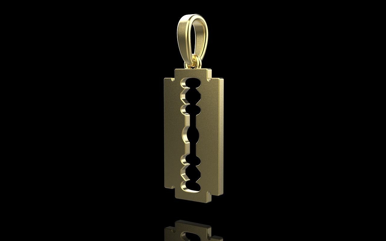 razor pendant model 573 3D print model_13