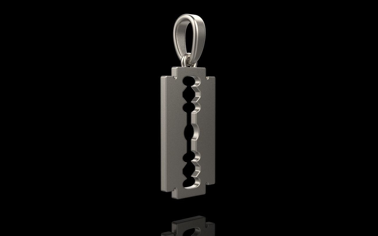 razor pendant model 573 3D print model_26