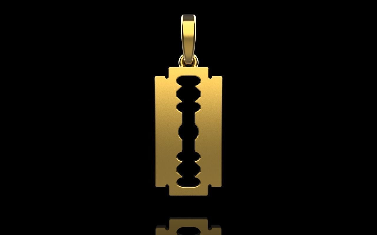 razor pendant model 573 3D print model_23