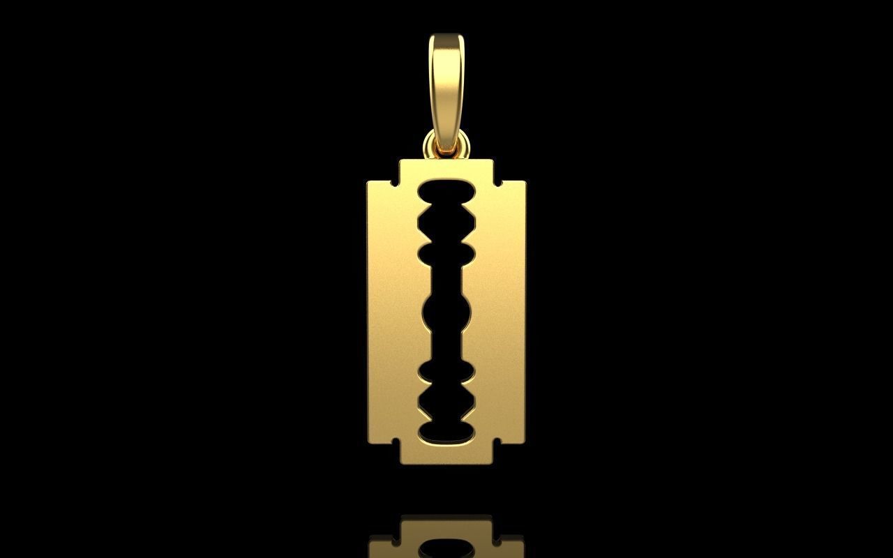 razor pendant model 573 3D print model_19