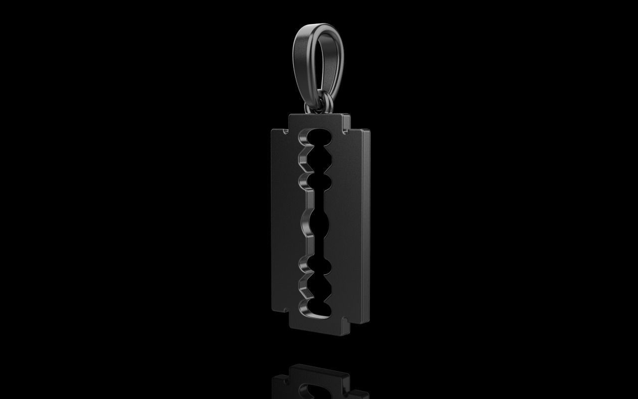 razor pendant model 573 3D print model_16