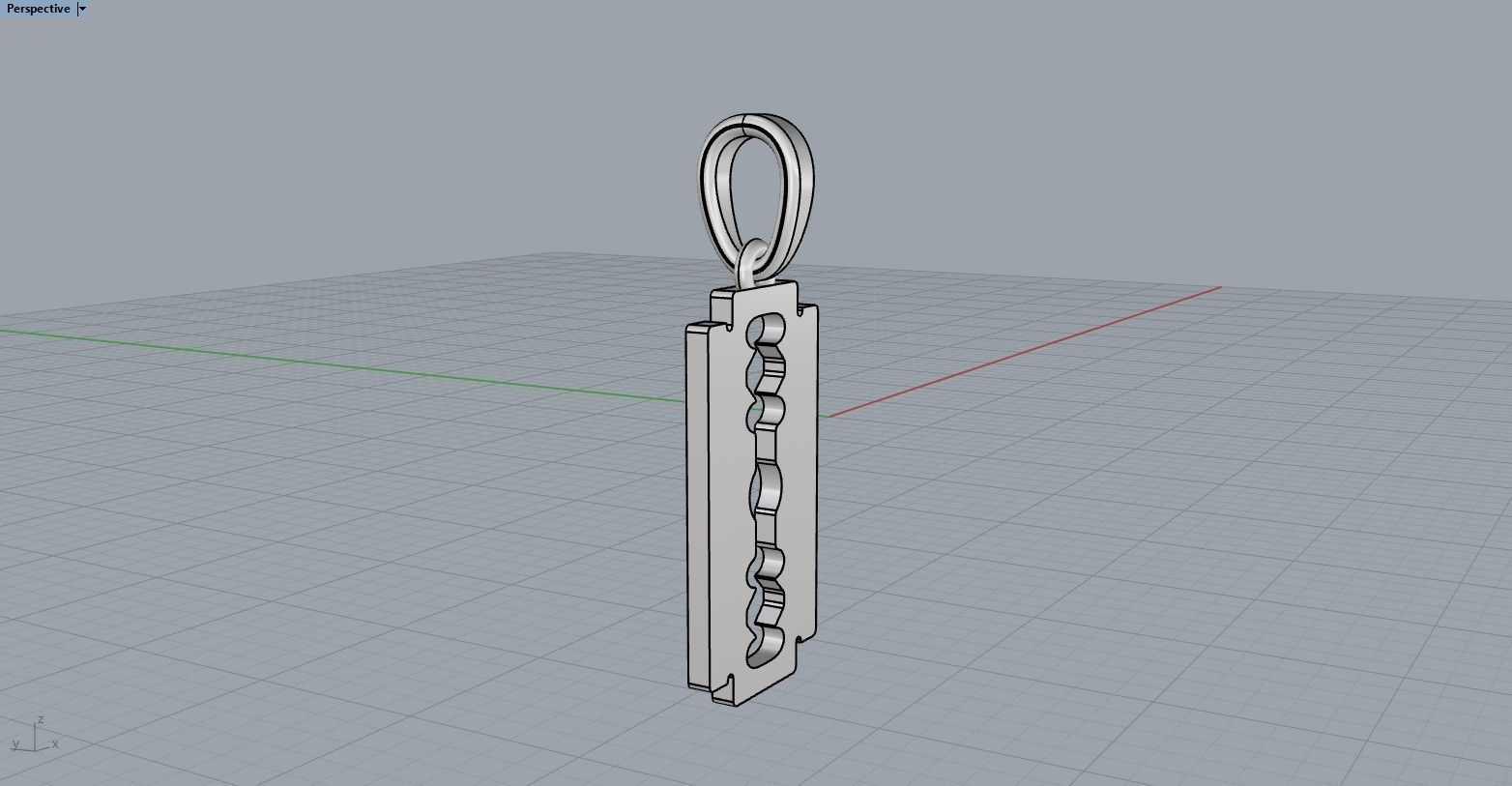 razor pendant model 573 3D print model_10