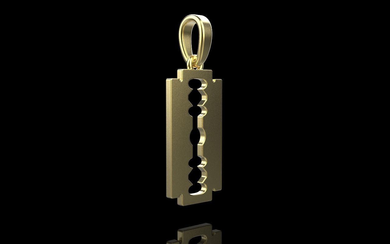 razor pendant model 573 3D print model_25