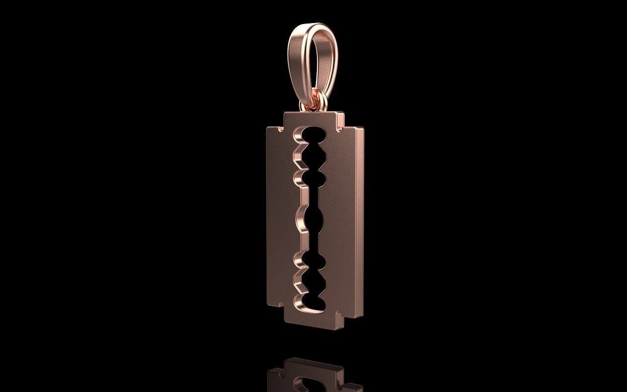 razor pendant model 573 3D print model_15