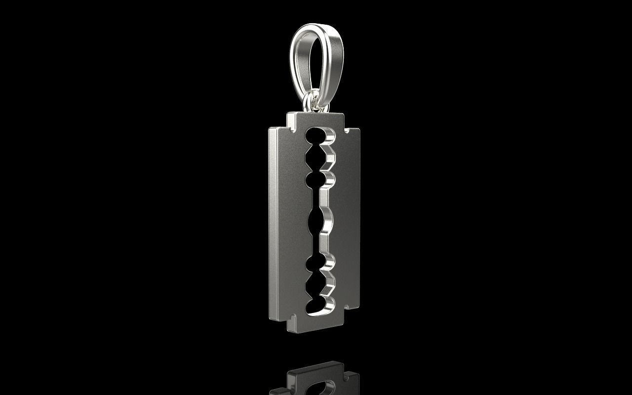 razor pendant model 573 3D print model_29