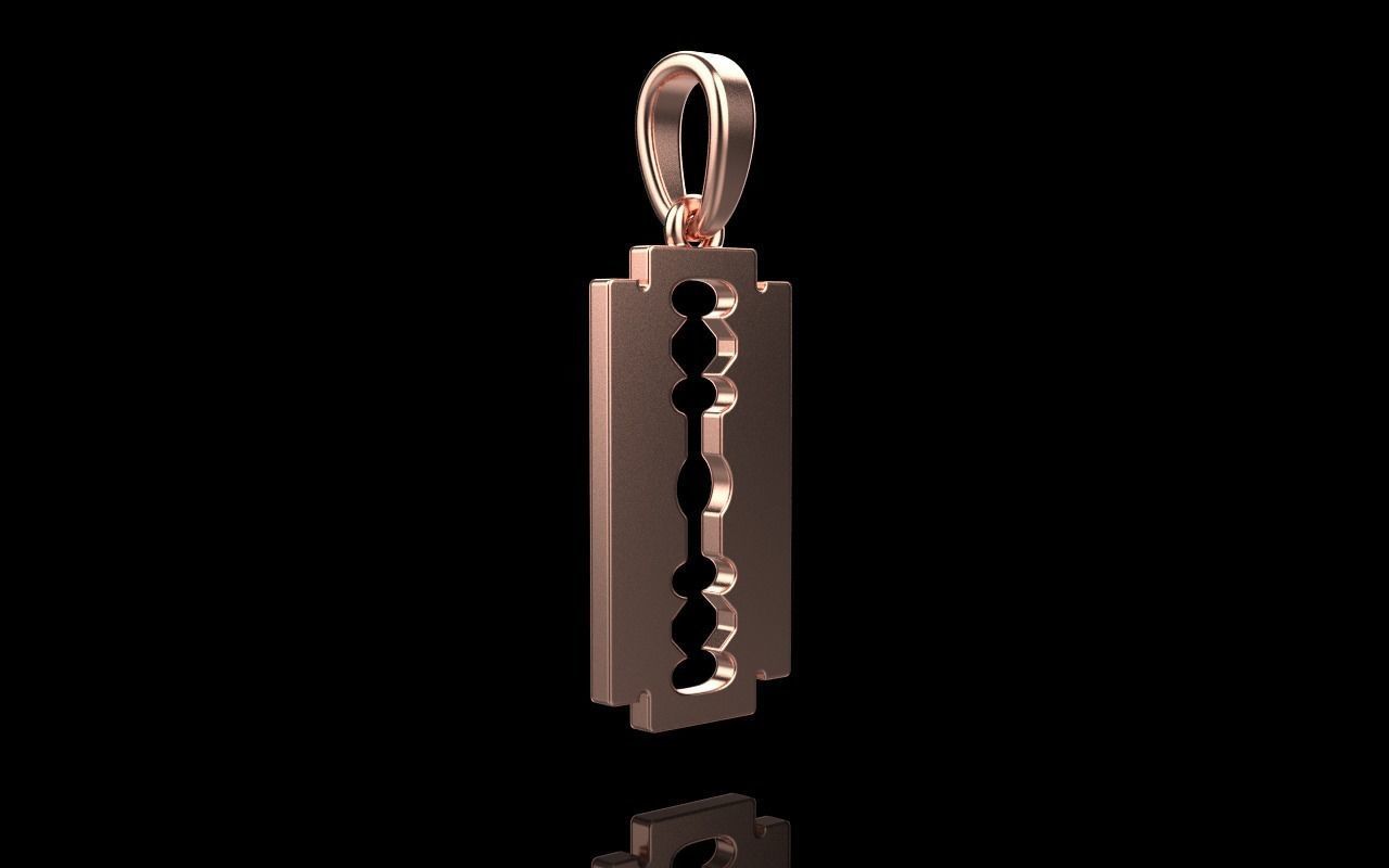 razor pendant model 573 3D print model_27