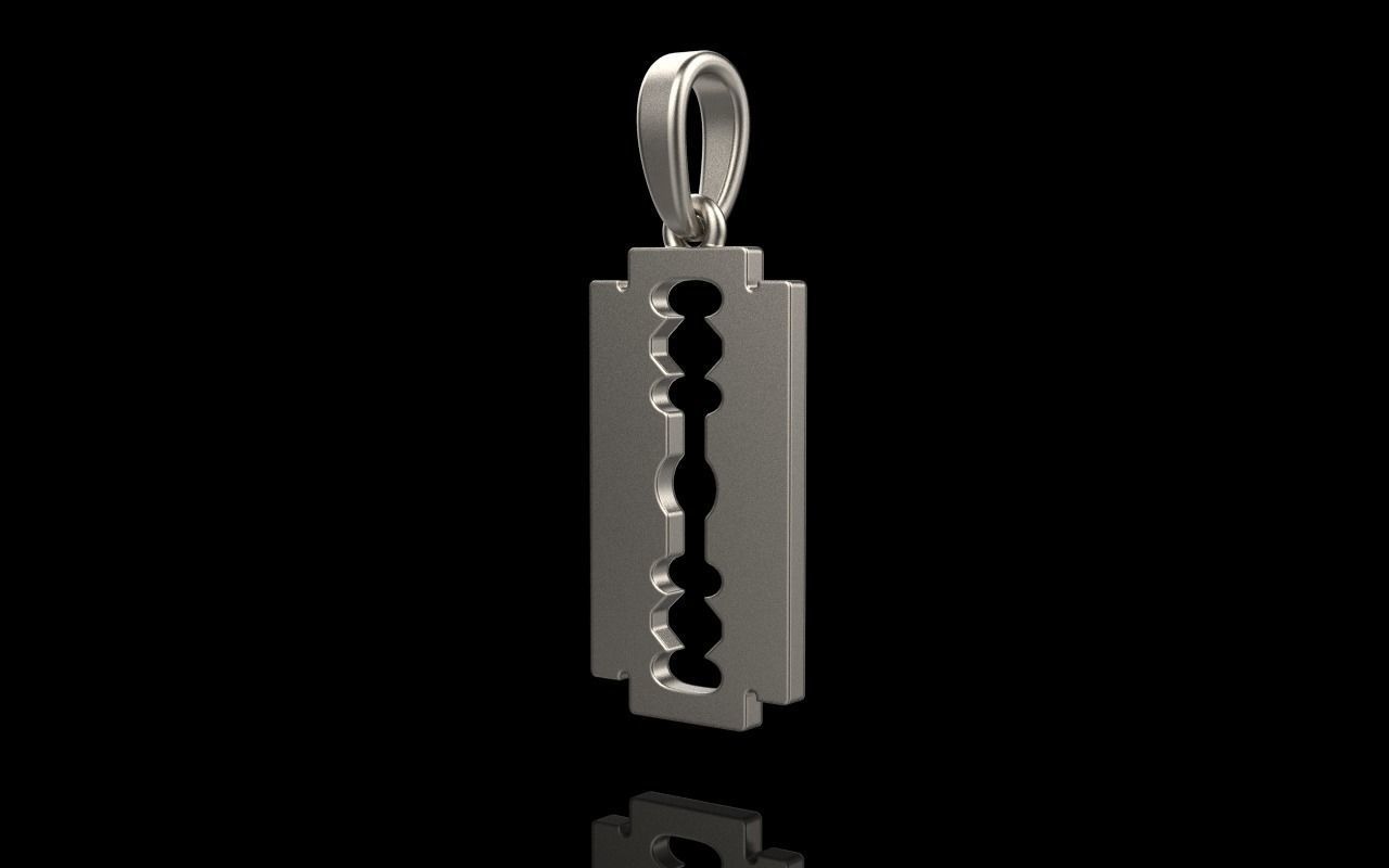razor pendant model 573 3D print model_14