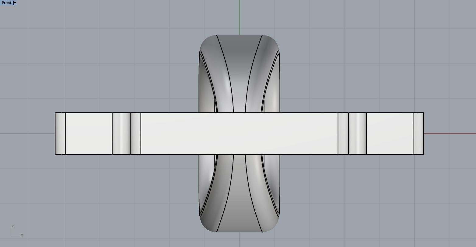 razor pendant model 573 3D print model_6