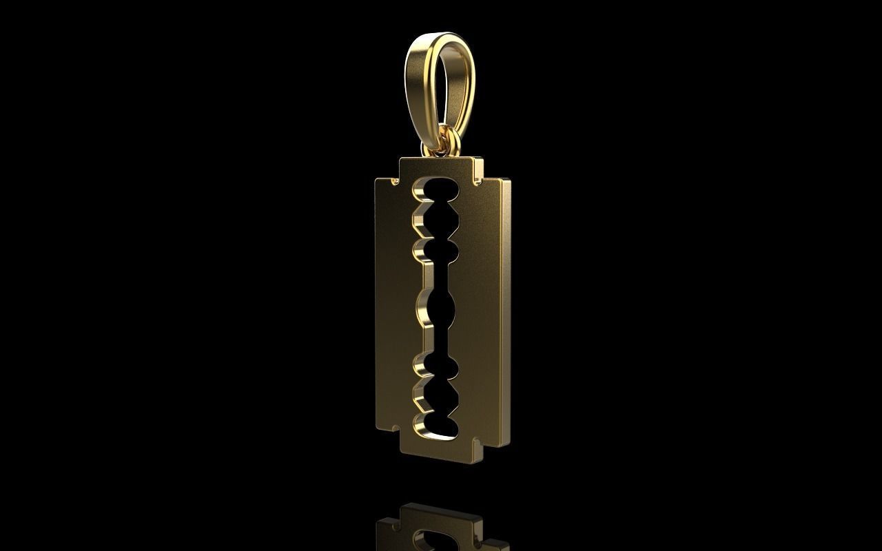 razor pendant model 573 3D print model_18