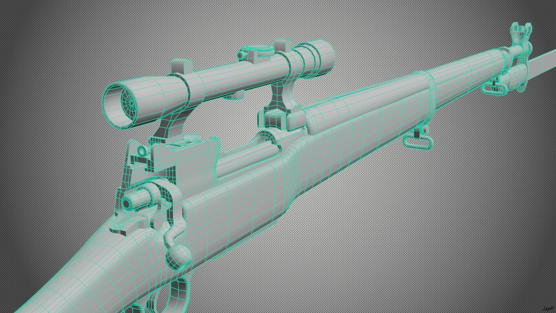 3D model Enfield pattern 1914 rifle VR / AR / low-poly | CGTrader