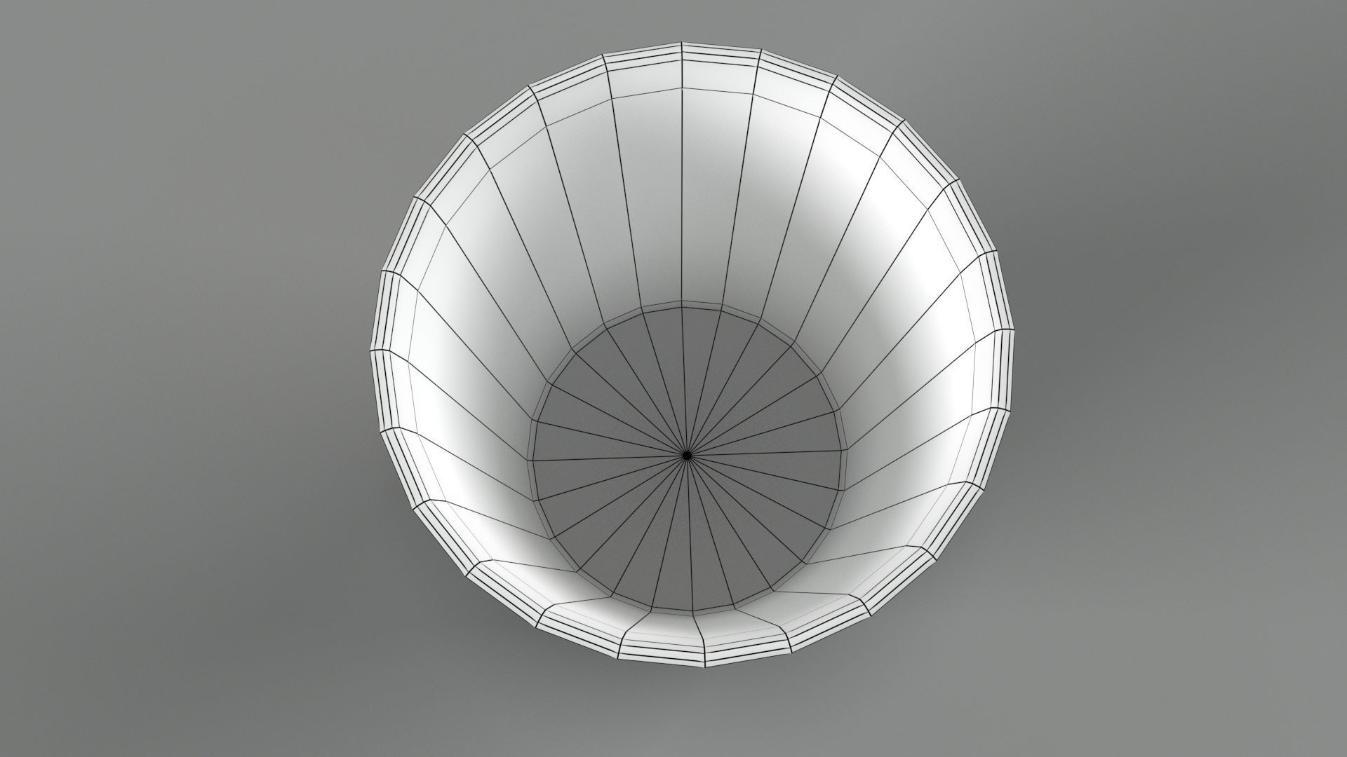 Trash bin and crumpled paper LowPoly PBR Low-poly 3D model_15