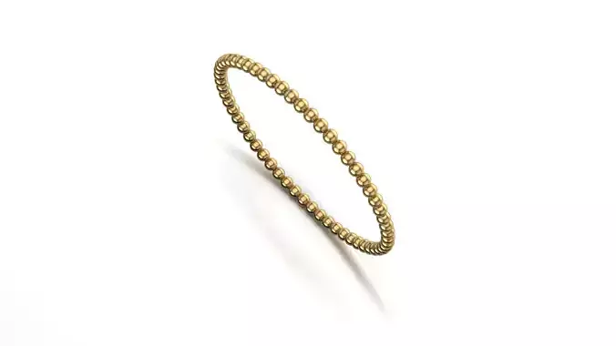Beaded Bangle 65 Inner diameter  3D print model