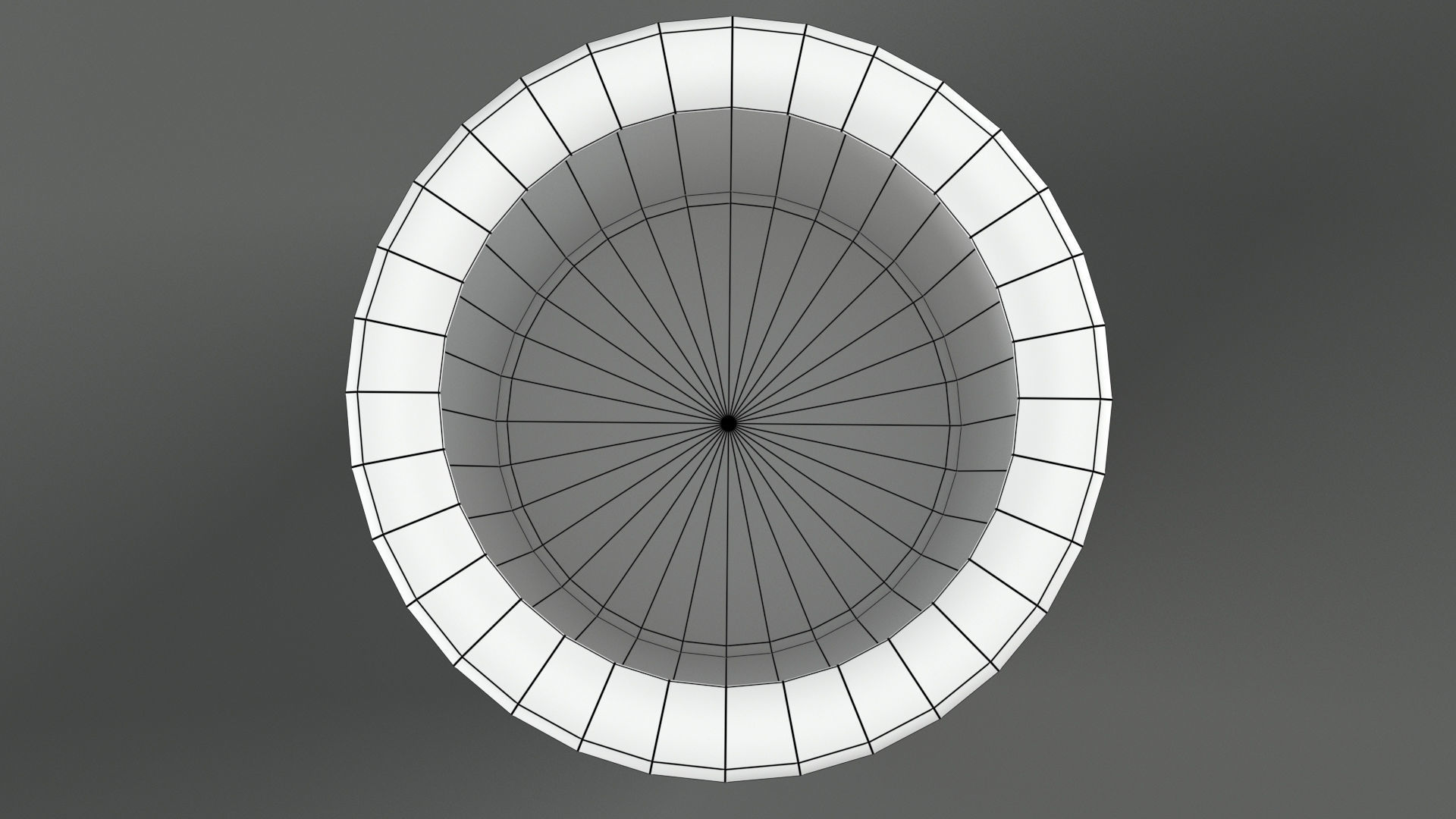 Trash bin and crumpled paper LowPoly PBR Low-poly 3D model_9