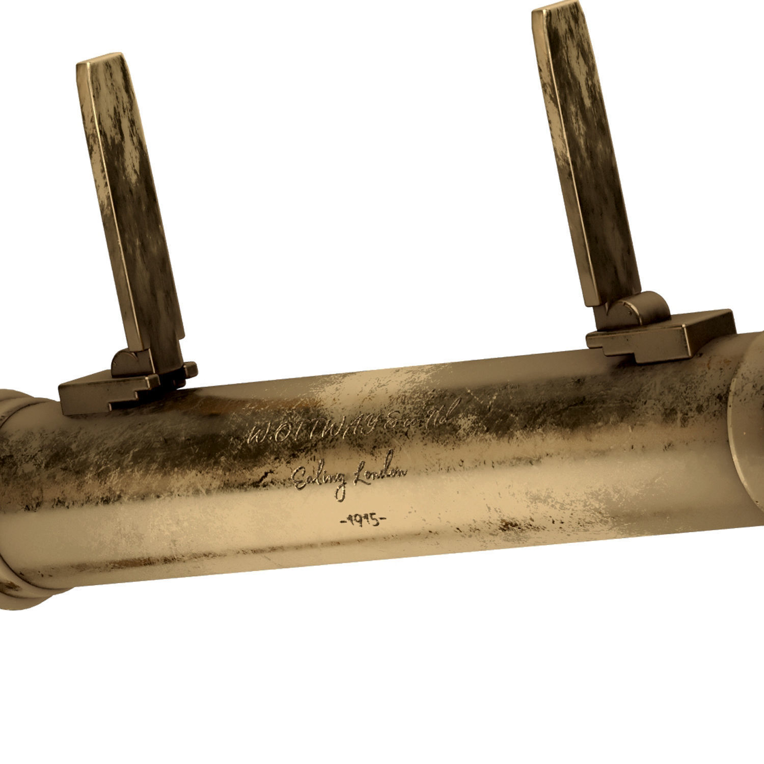 teleskop  Low-poly 3D model_2