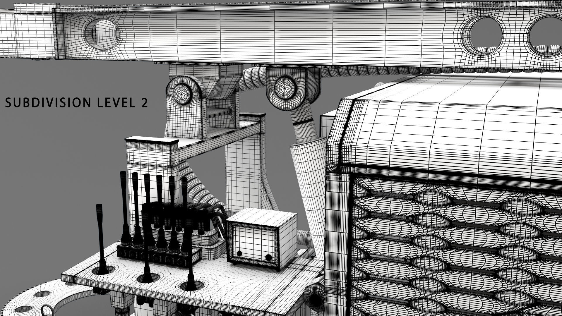 Drilling Rig 3D model_21