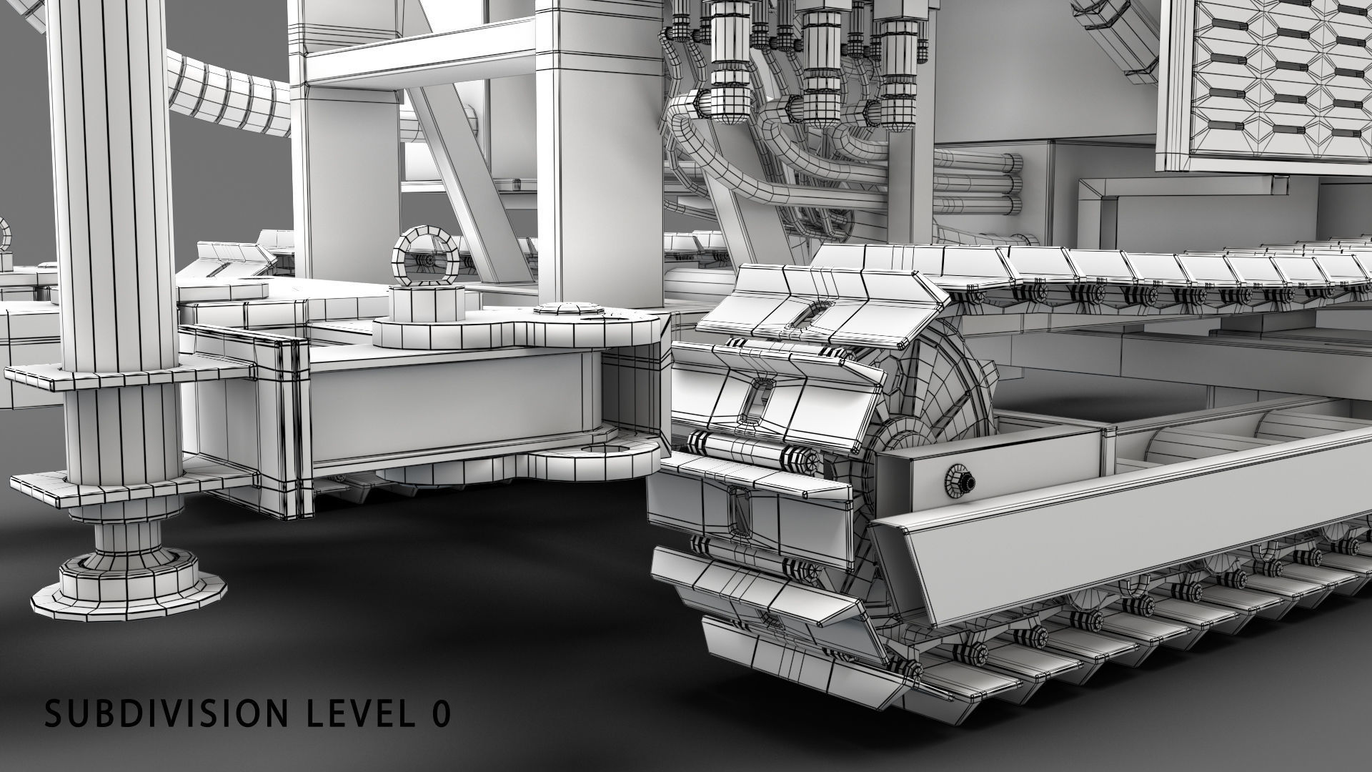 Drilling Rig 3D model_16