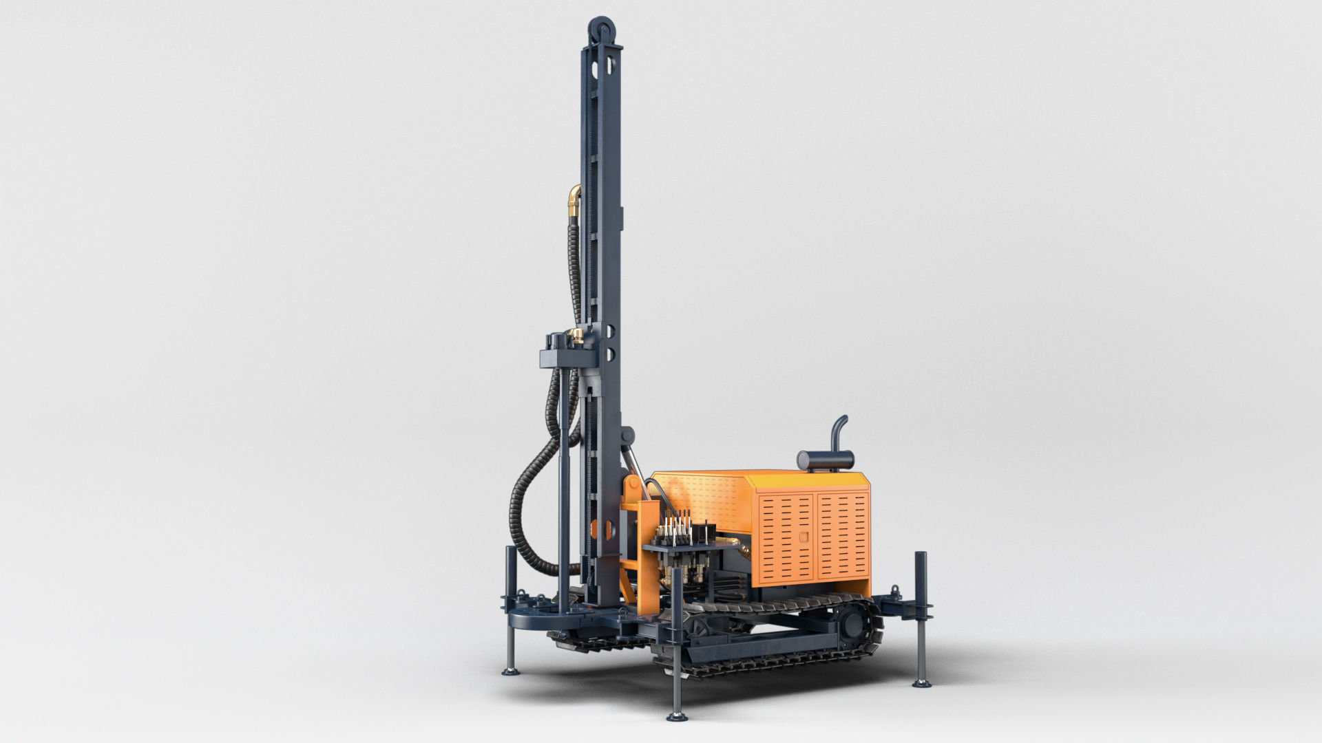 Drilling Rig 3D model_11