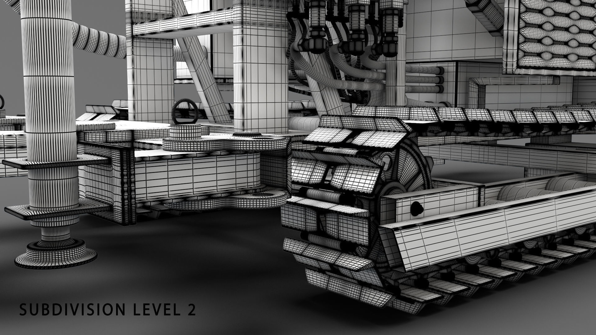 Drilling Rig 3D model_18