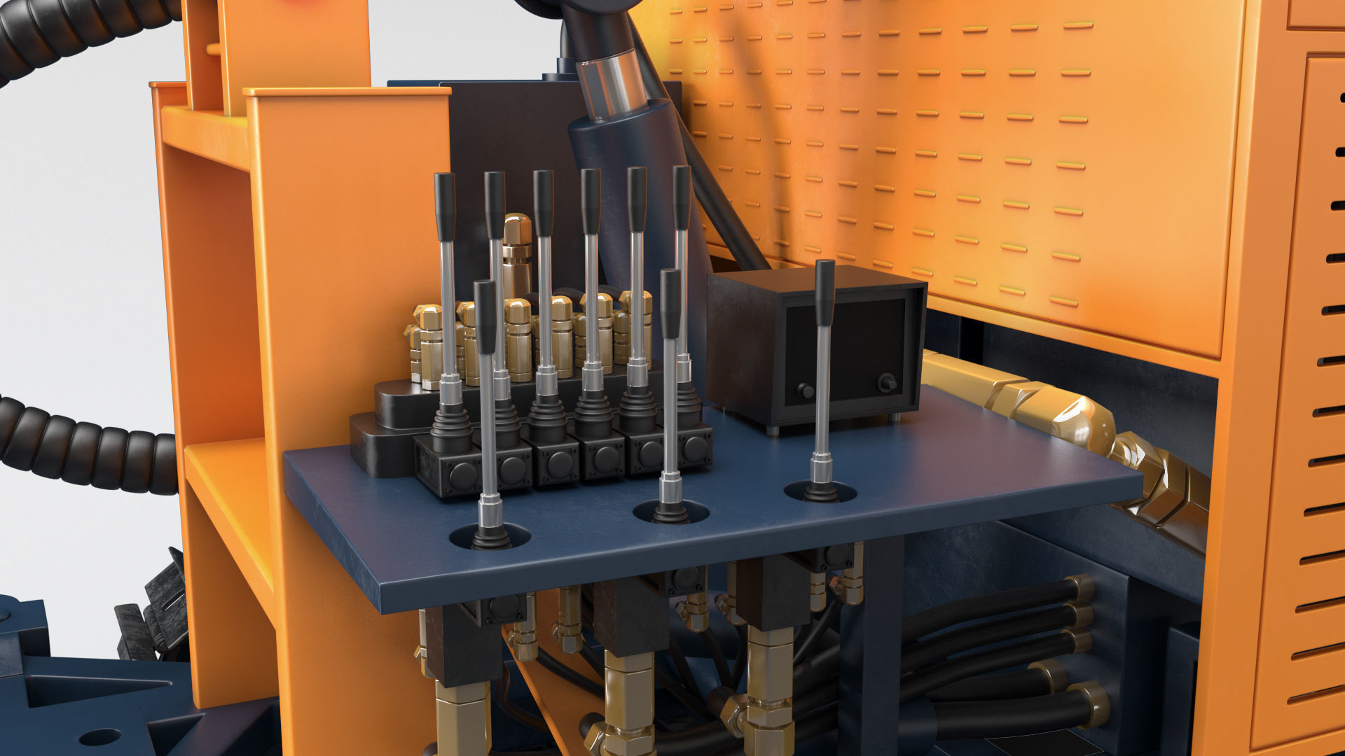 Drilling Rig 3D model_7