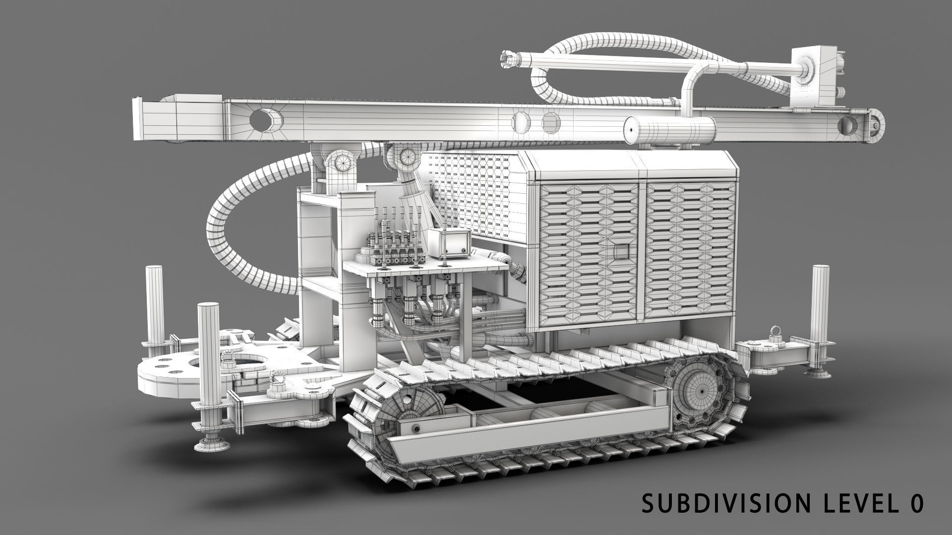Drilling Rig 3D model_13