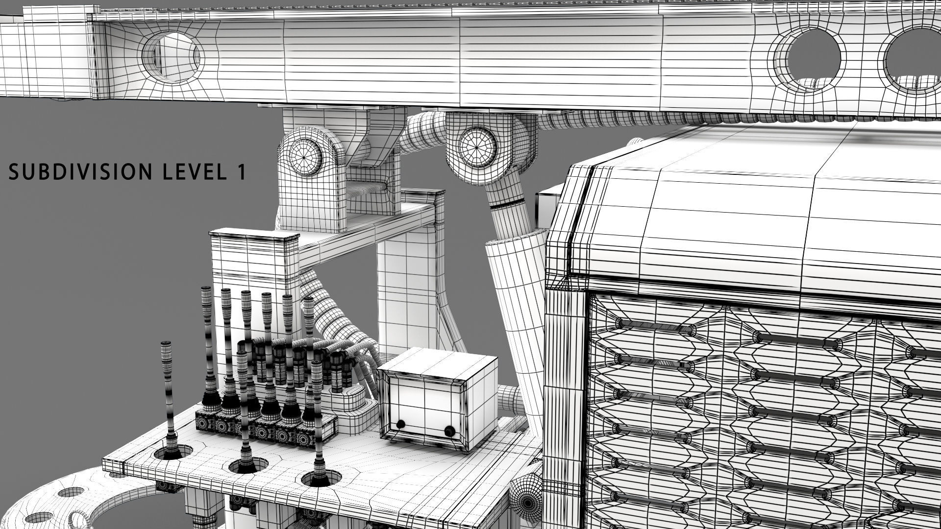 Drilling Rig 3D model_20