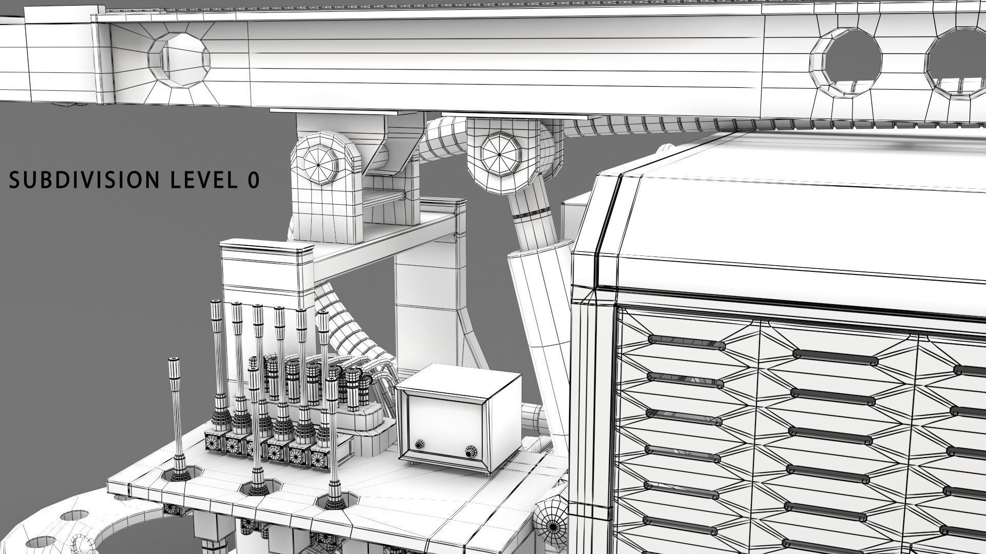 Drilling Rig 3D model_19