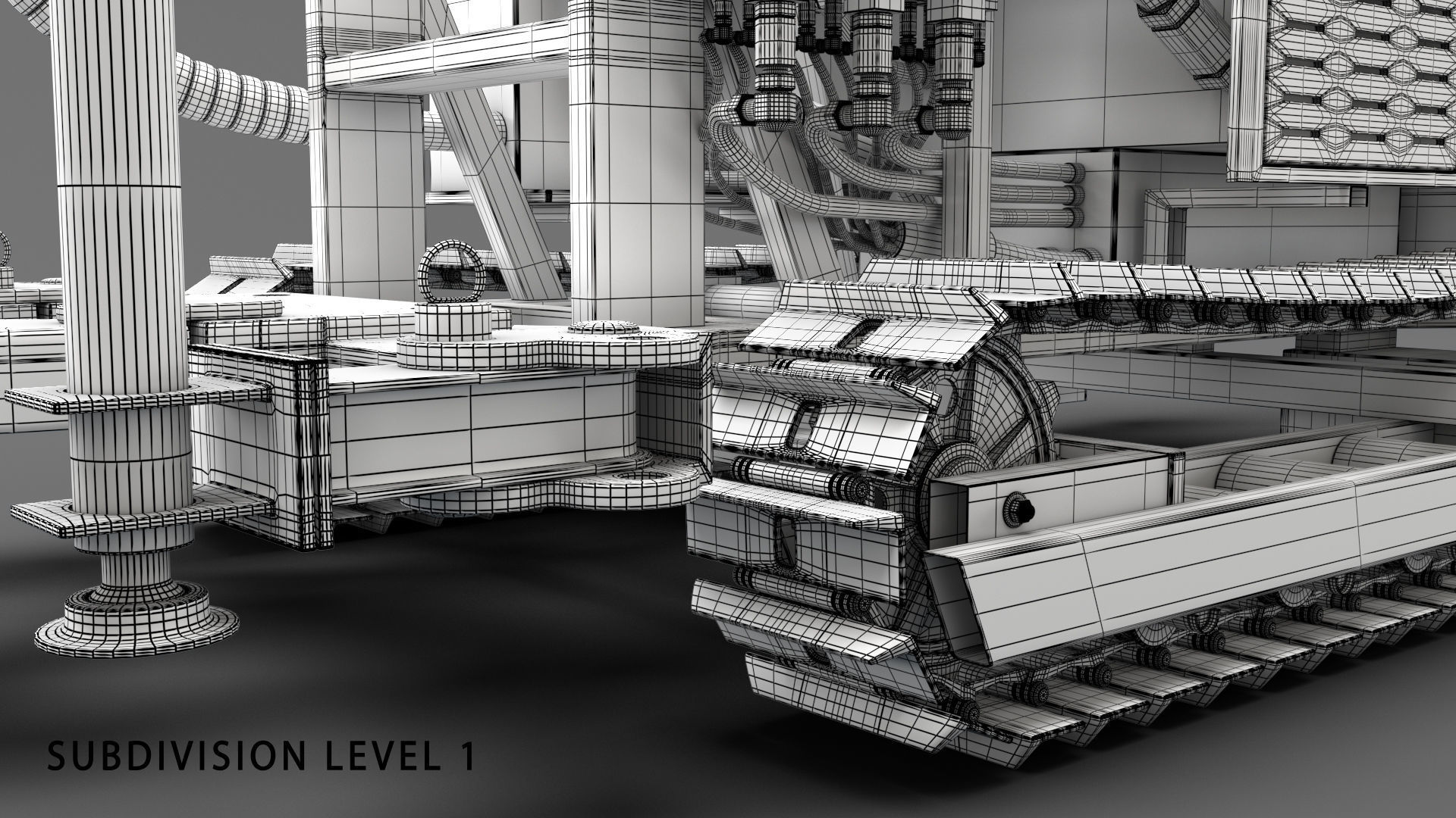 Drilling Rig 3D model_17