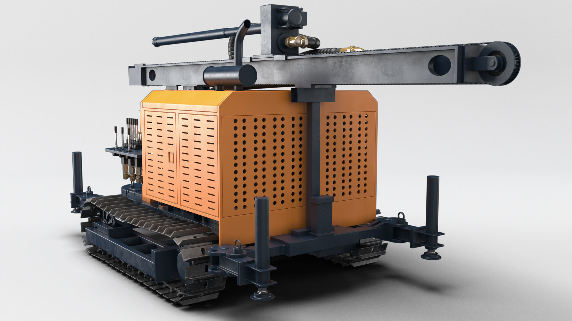 Drilling Rig 3D model_6