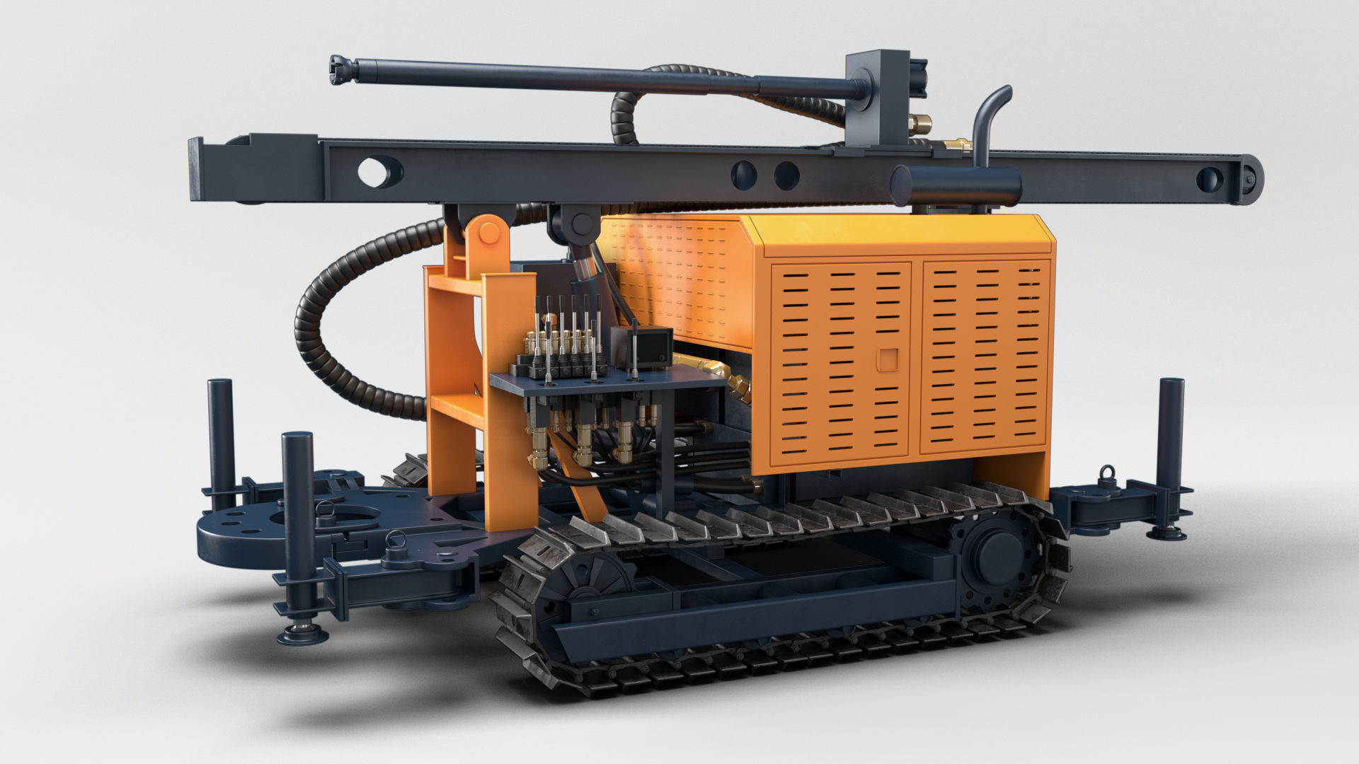 Drilling Rig 3D model_2