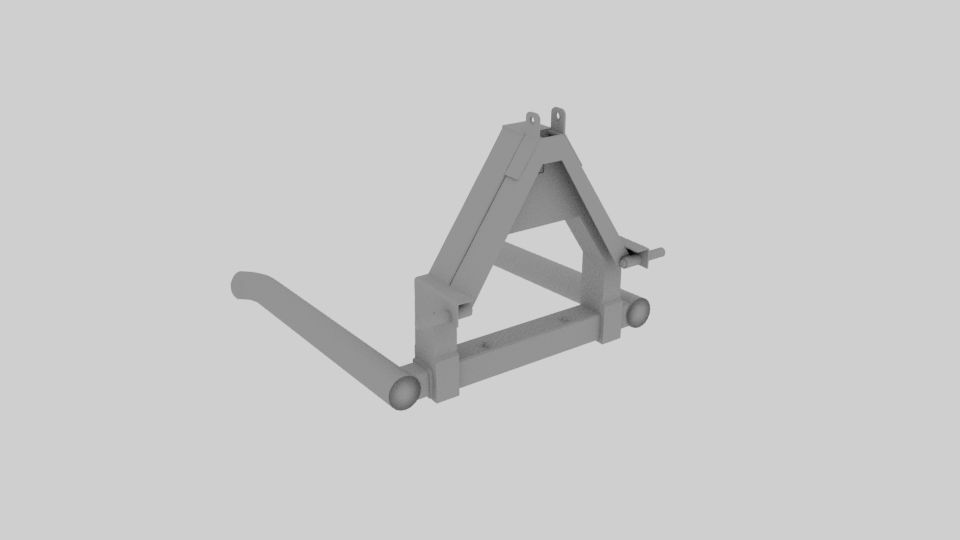 Fliegl Bale Fork 3D model_1
