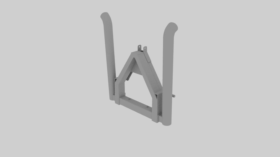 Fliegl Bale Fork 3D model_2