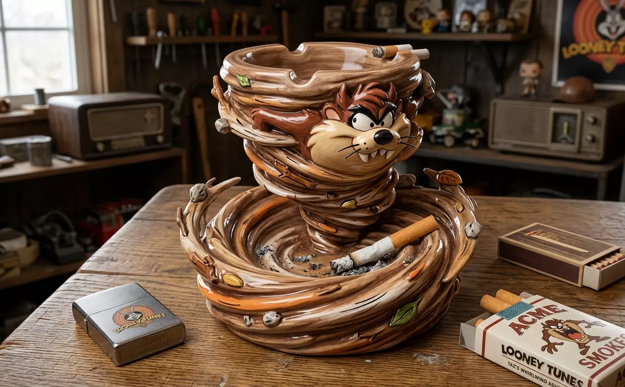 Cenicero Taz Demonio de Tasmania Looney Tunes 3D print model